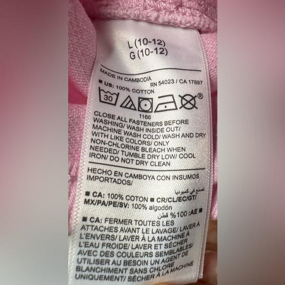 Old Navy Pink A-Line Mini Skirt girls large - Picture 7 of 7